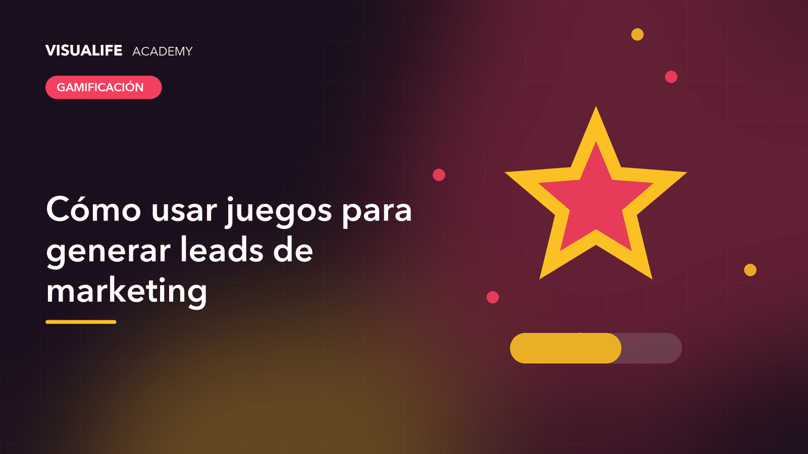 Embudo de captación en el que un juego conduce a un formulario y a un contacto cualificado