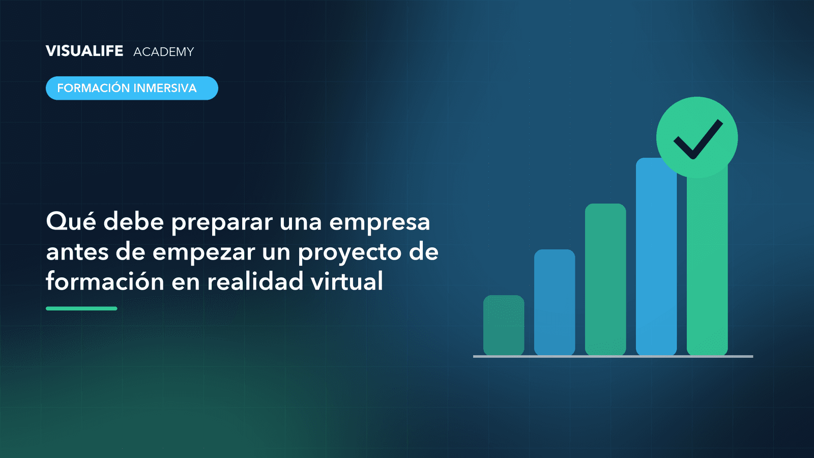 A checklist covering objectives, experts, content, equipment and metrics for a VR training project