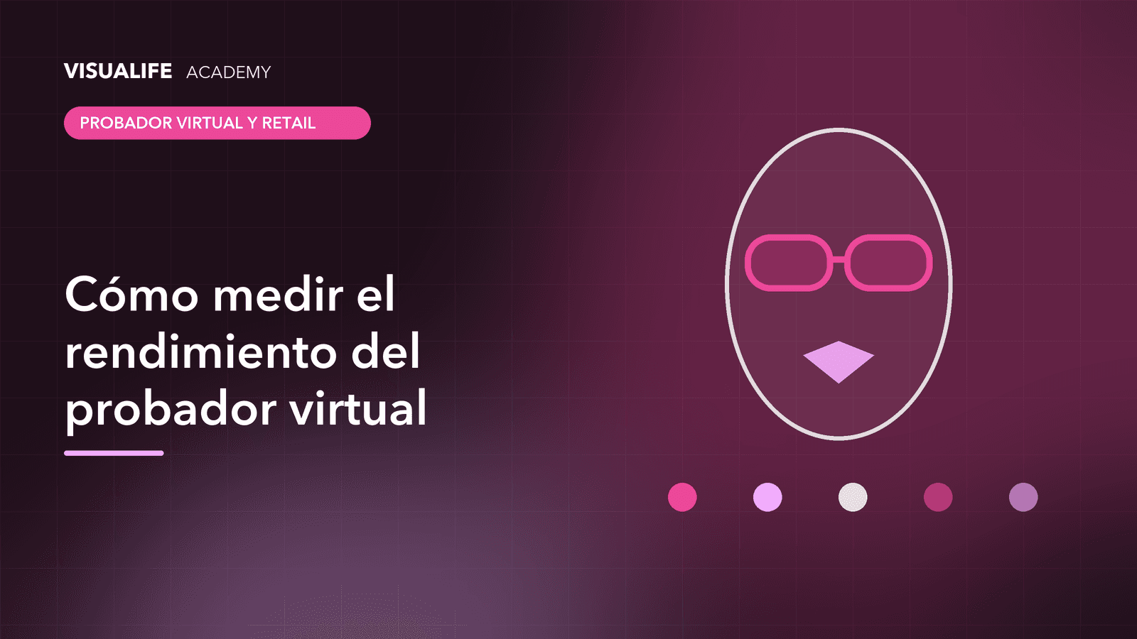 Cuadro de mando con tasa de uso, conversión y devoluciones de un probador virtual