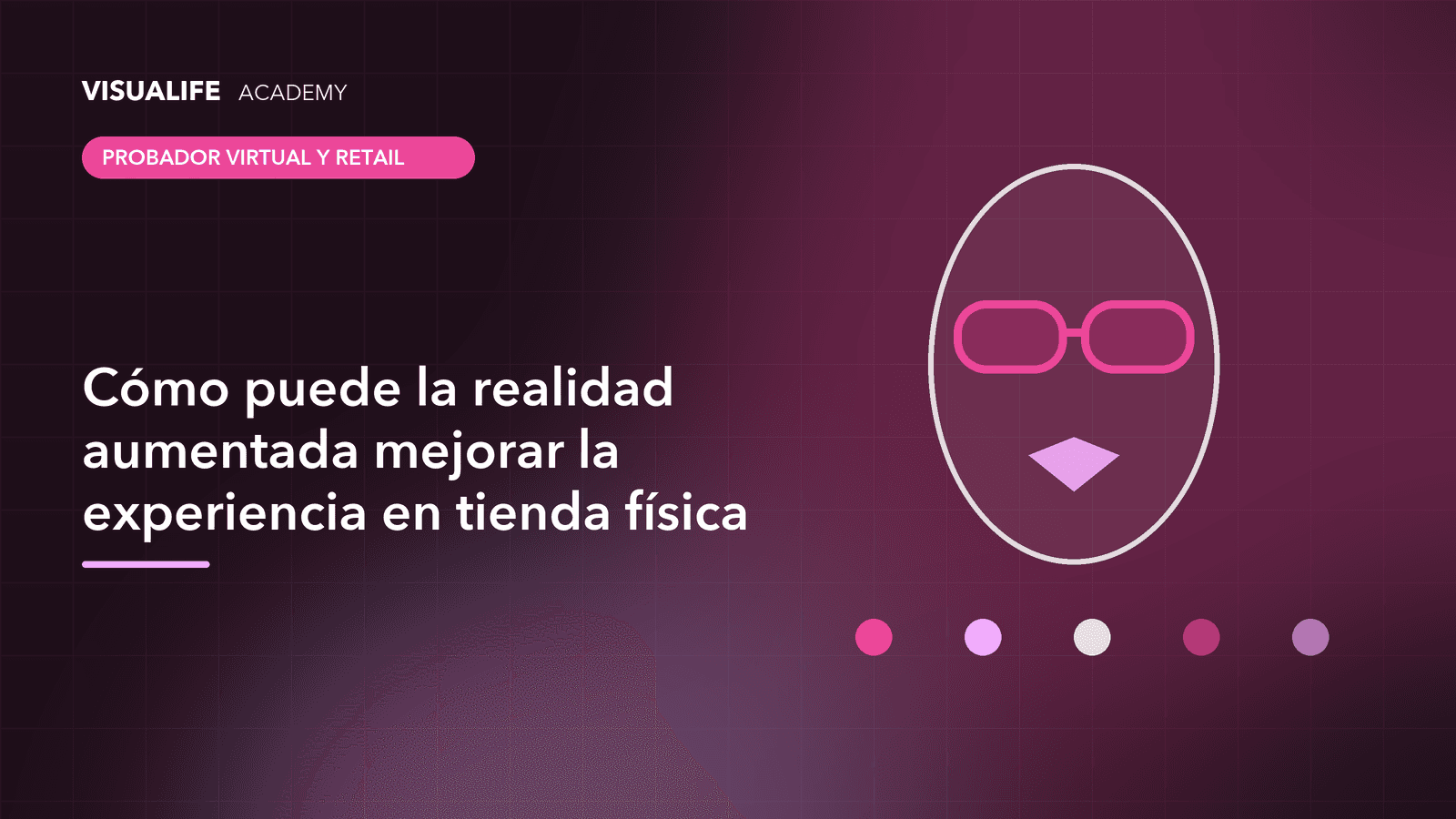Cliente en una tienda usando su móvil para ver información de producto en realidad aumentada sobre un expositor
