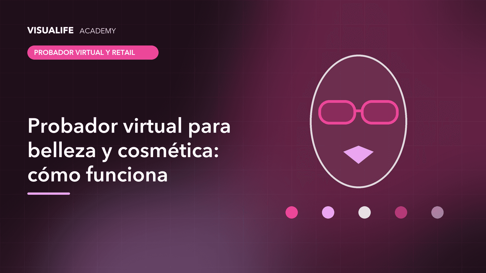 Rostro con distintos tonos de labial aplicados virtualmente en la pantalla de un móvil