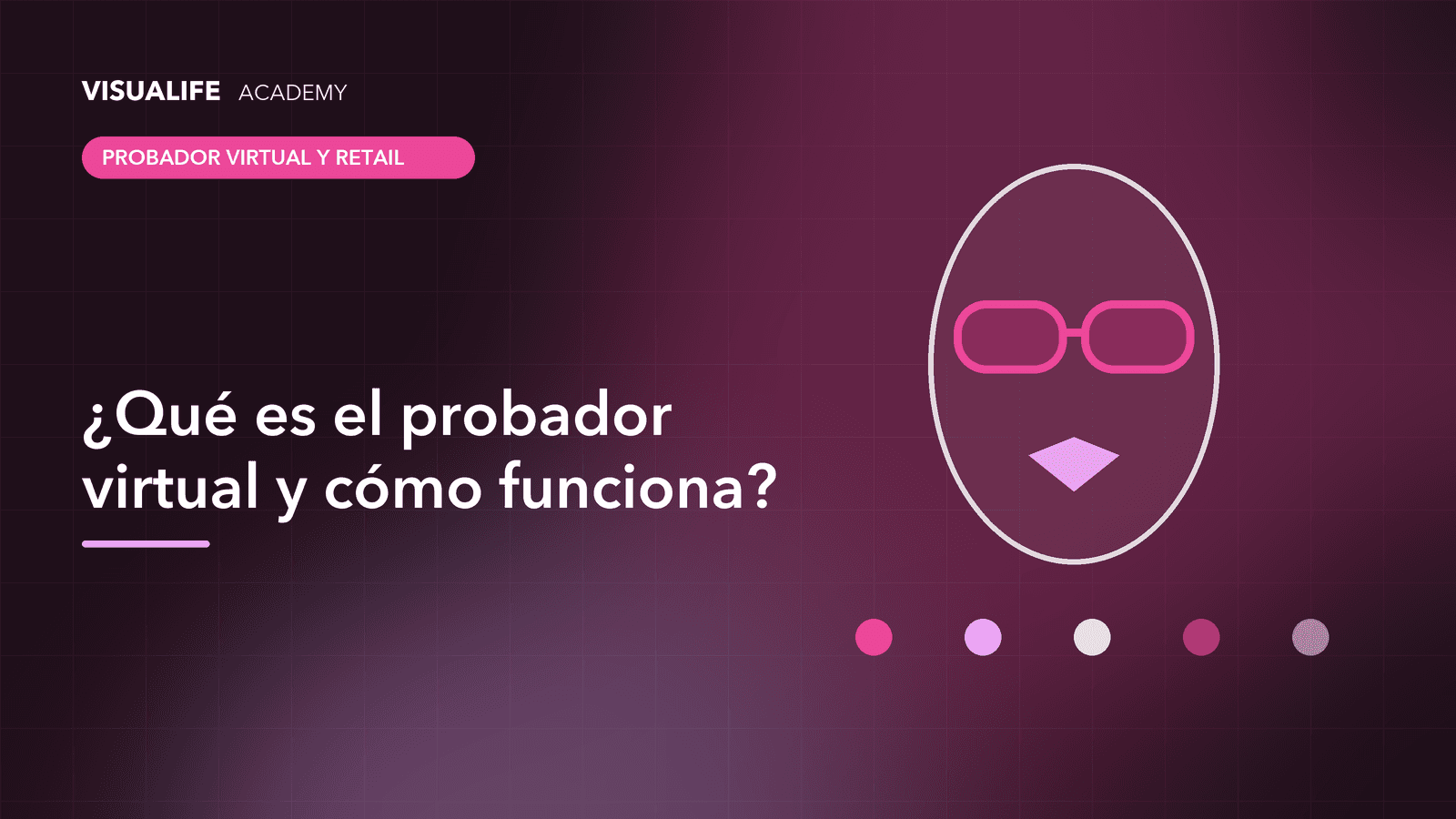 Persona probándose unas gafas de forma virtual con la cámara del móvil